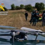 Dron de la Guardia Civil que participó en la búsqueda