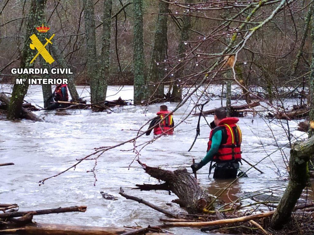 La Guardia Civil llevaba buscando en el río Arlanza, en el entorno de Villahoz, a la persona desaparecida desde el 4 de marzo